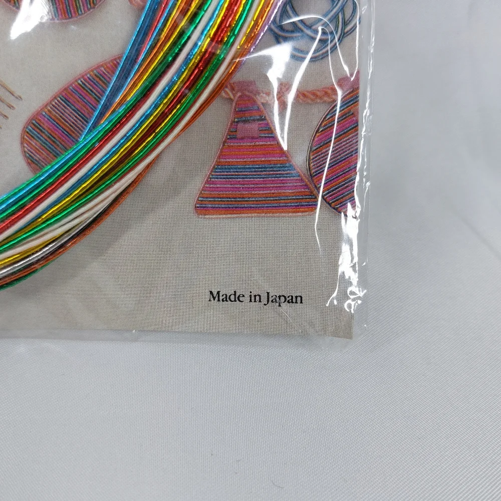 MIZUHIKI Colorful Paper Cord Rainbow Assortment Japan New - Picture 3 of 5